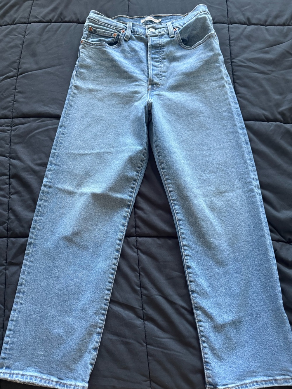 Levi's Women's Light Blue High-Rise Denim Jeans
